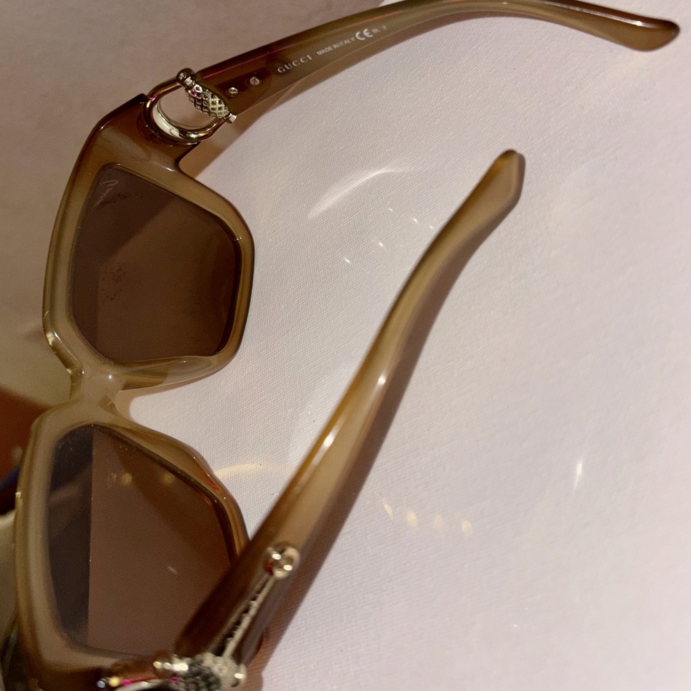 Gucci Women's Tan Sunglasses
